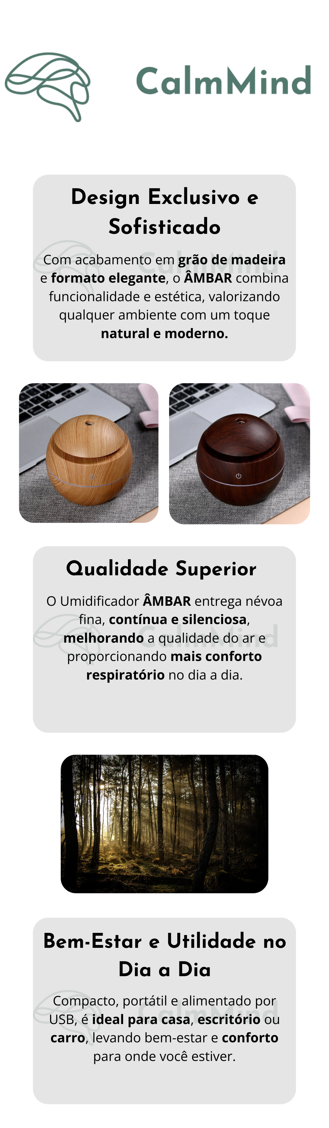 Âmbar - Umidificador